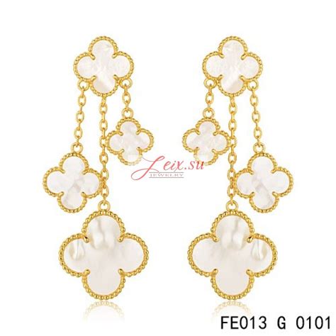 van cleef and arpels earrings replica|van cleef vintage earrings.